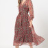 Сукня ONLIRENA LIFE L/S MIDI DRESS WVN 15243143-Urban Red-AOP:ROCKING PAISLEY ONLY L Червоний 15243143-URBAN RED-AOP:RO