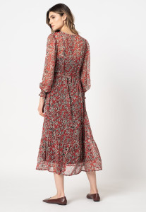 Сукня ONLIRENA LIFE L/S MIDI DRESS WVN 15243143-Urban Red-AOP:ROCKING PAISLEY ONLY L Червоний 15243143-URBAN RED-AOP:RO