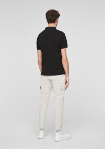 Поло Polo The shirt  REGULAR FIT 130.11.899.13.130.2024581-99A1 s.Oliver S Чорний 03.899.35.5268-99A1