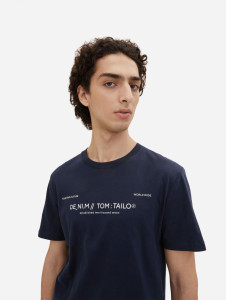 Футболка 1035581-10668 Tom Tailor L Темно-синій 1035581-10668