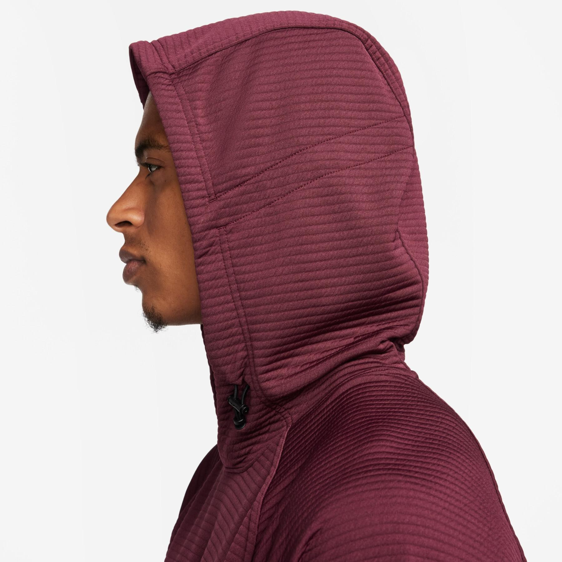 Кофта Nike pro dri fit fleece fitness pullover DV9821-681