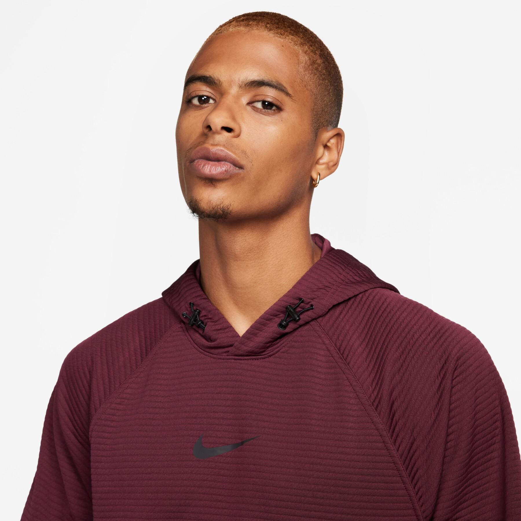 Кофта Nike pro dri fit fleece fitness pullover DV9821-681