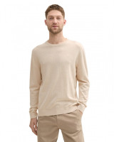 Кофта men's Pullover sweater 1039810-28596 Tom Tailor L Бежевий 1039810-28596