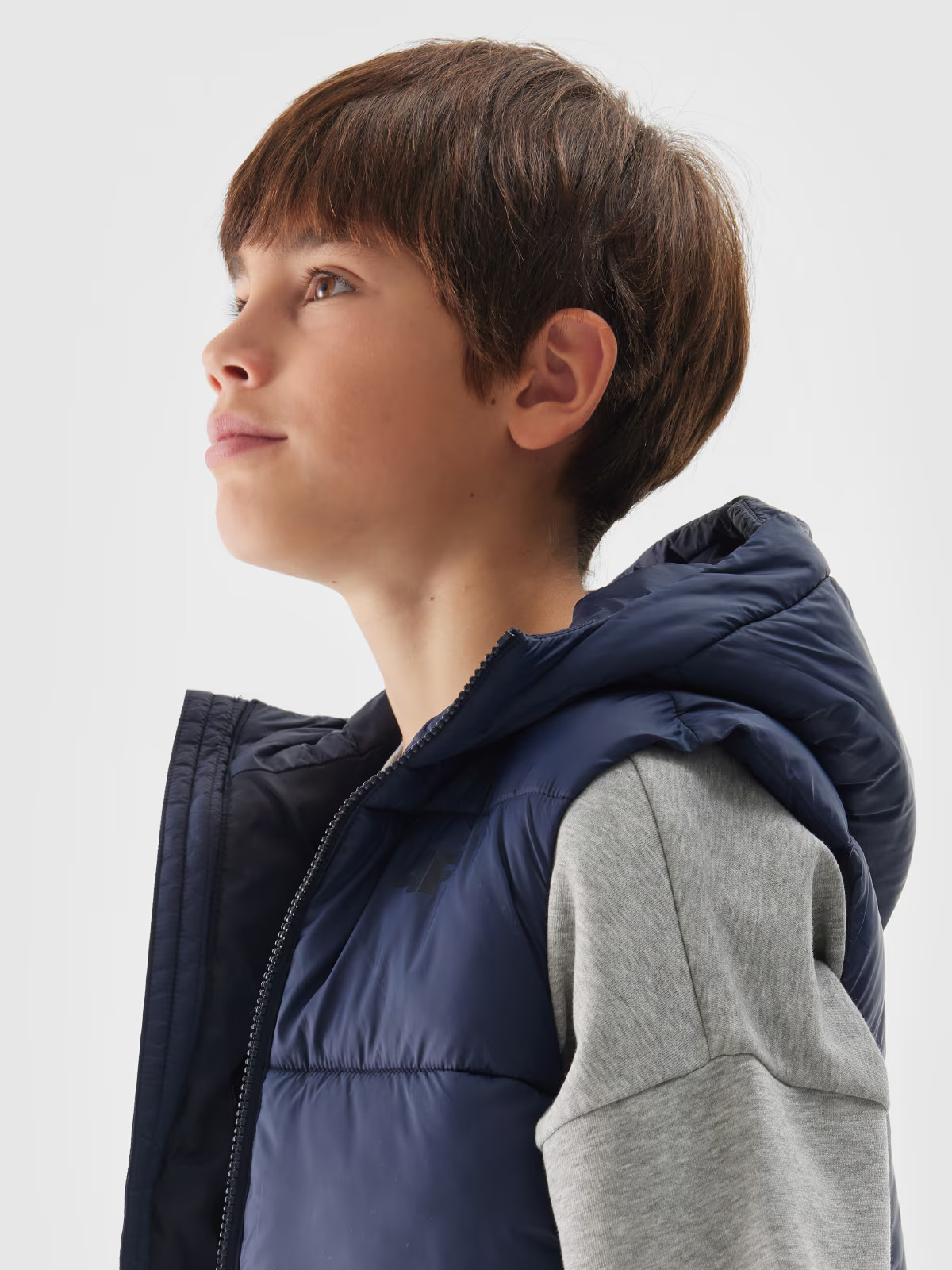Жилетка дитячий VEST JACKET M134 4FJWAW24TVJAM134-31S 4F 128 Темно-синій 4FJWAW24TVJAM134-31S