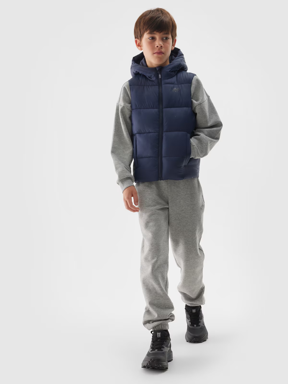 Жилетка дитячий VEST JACKET M134 4FJWAW24TVJAM134-31S 4F 128 Темно-синій 4FJWAW24TVJAM134-31S