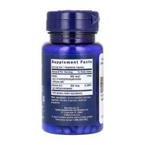 Капсули BioActive Folate & Vitamin B12 - 90 vcaps 2022-10-1920