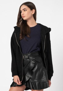 Толстовка ONLWANTED LT L/S ZIP SWEAT HOODIE SWT 15244836-Black ONLY L Чорний 15244836-BLACK