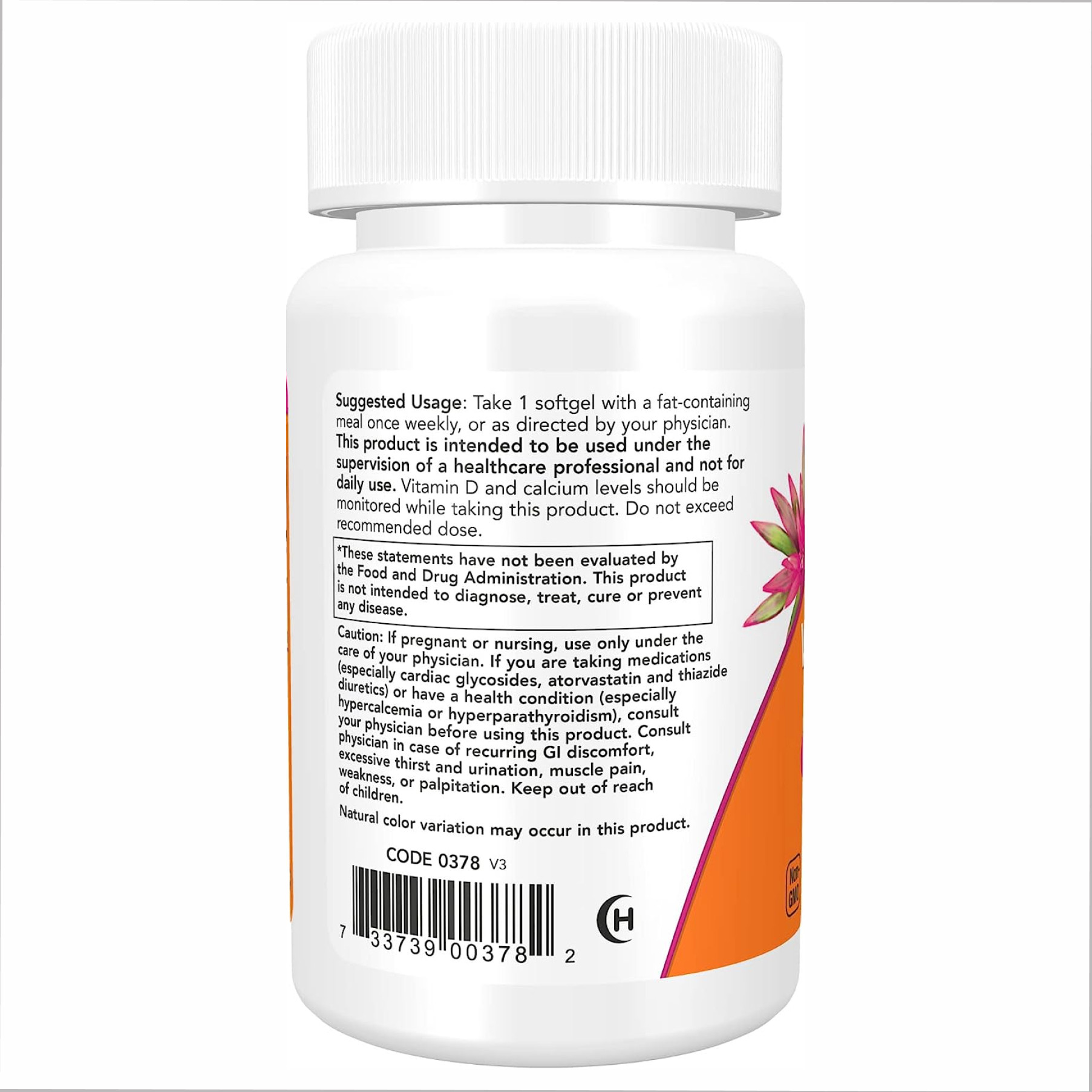 Софт гелеві капсули Vitamin D-3 50,000 IU - 50 softgels 2022-10-0913