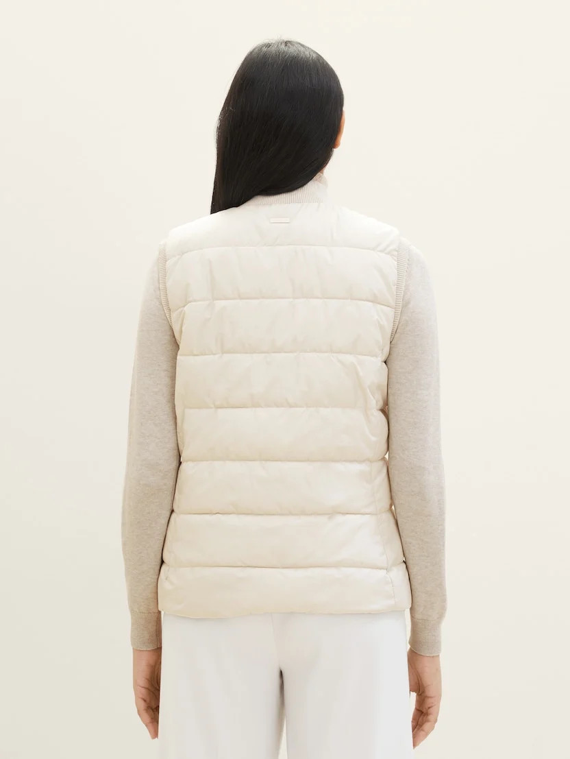Безрукавка Lightweight Weste 1039268-27609 Tom Tailor L Білий 1039268-27609