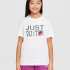 Футболка підліткова K NSW TEE BRANDMARK 1 JDI HM5852-100 Nike L Білий HM5852-100