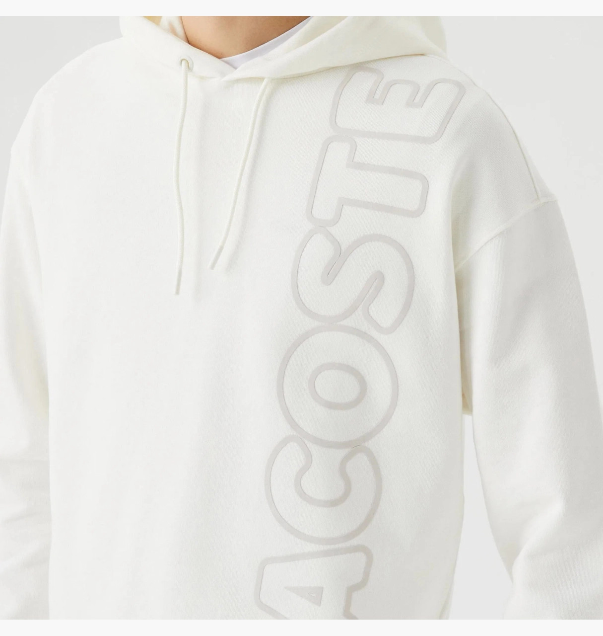 Худі чоловіче Lacoste Hoodie White SH031616B L SH031616B