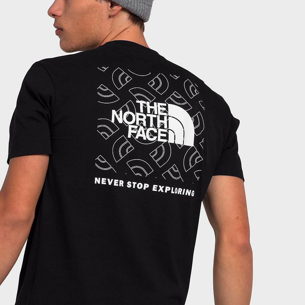Футболка The North Face NSE Box Back Print Half Dome Outline T-shirt Black NF0A812HOV21