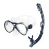 Набір маска і трубка Aqua Speed Manus + Borneo 8238 чорний Уні OSFM 606-07