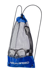 Набір маска і трубка Aqua Speed Manus + Borneo 8238 чорний Уні OSFM 606-07