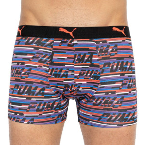 Труси-боксери Puma LOGO AOP BOXER 2P чорний, помаранчевий, синій Чол M 501003001-030