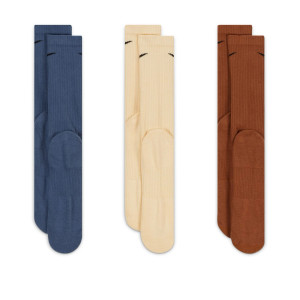 Шкарпетки Nike U NK EVERYDAY PLUS CUSH CREW синій, коричневий, бежевий Уні 38-42 SX6888-962