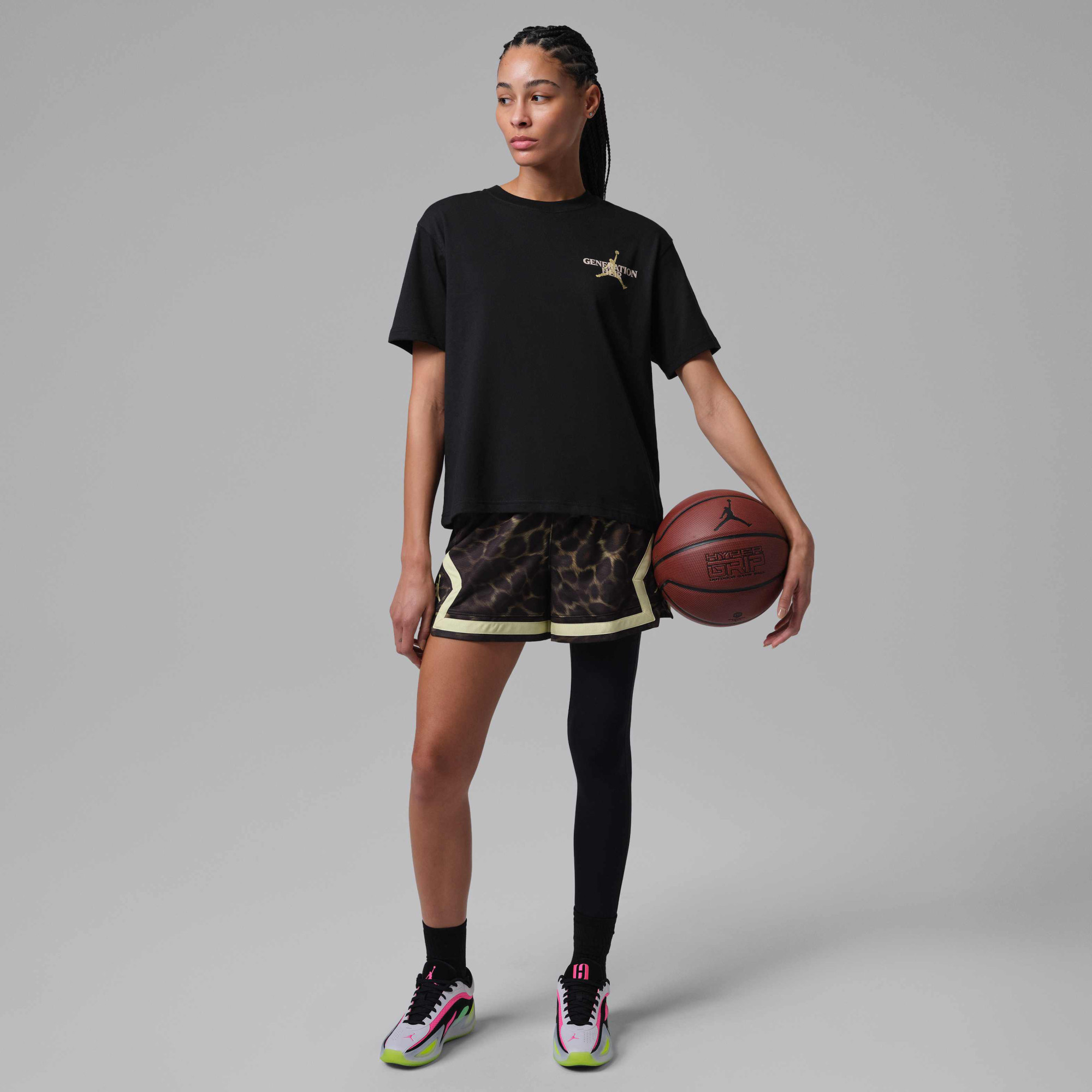 Футболка Jordan W SPT DF SS GFX TEE VERB IF2221-010