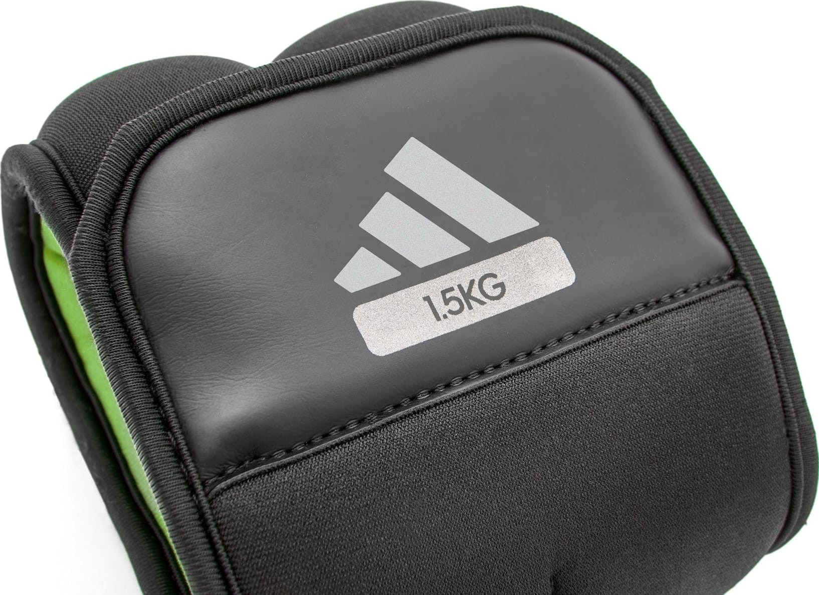Обважнювачі для щиколотки/зап'ястя Adidas Ankle/Wrist Weights чорний, зелений 1.5 кг (ADWT-12322-NL) ADWT-12322-NL
