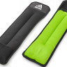 Обважнювачі для щиколотки/зап'ястя Adidas Ankle/Wrist Weights чорний, зелений 1.5 кг (ADWT-12322-NL) ADWT-12322-NL