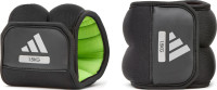 Обважнювачі для щиколотки/зап'ястя Adidas Ankle/Wrist Weights чорний, зелений 1.5 кг (ADWT-12322-NL) ADWT-12322-NL