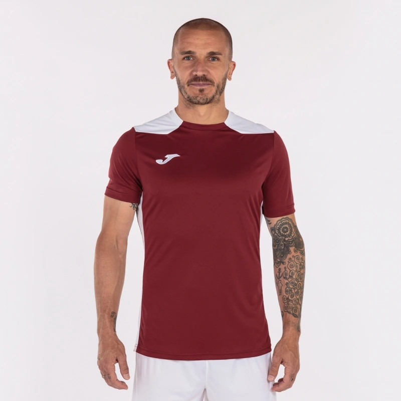 Футболка Joma CHAMPION VI бордово-біла 101822.672 101822.672