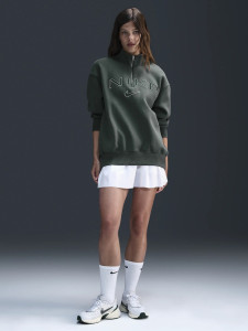 Кофта Nike Sportswear Phoenix Fleeceoversized 1/4-Zip Logo Top Green FV7679-338