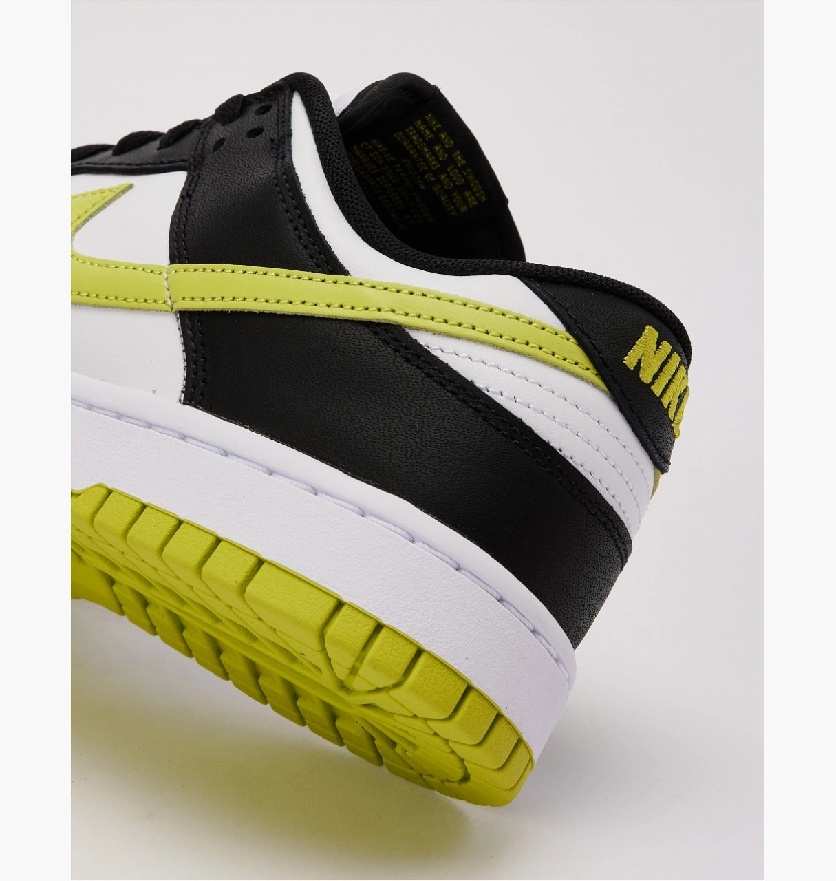 Кросівки Nike Dunk Low "Black/Bright Cactus" DV0833-110