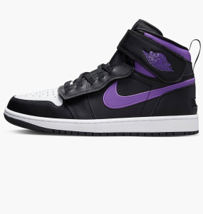 Кросівки Jordan 1 High FlyEase Black Bright Violet CQ3835-051