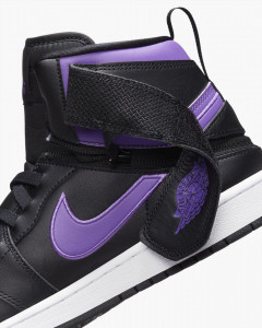 Кросівки Jordan 1 High FlyEase Black Bright Violet CQ3835-051