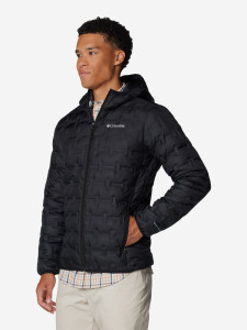 Куртка пухова Delta Ridge™ II Down Hooded Jacket 2086221CLB-010 Columbia XXL (56) Чорний 2086221CLB-010