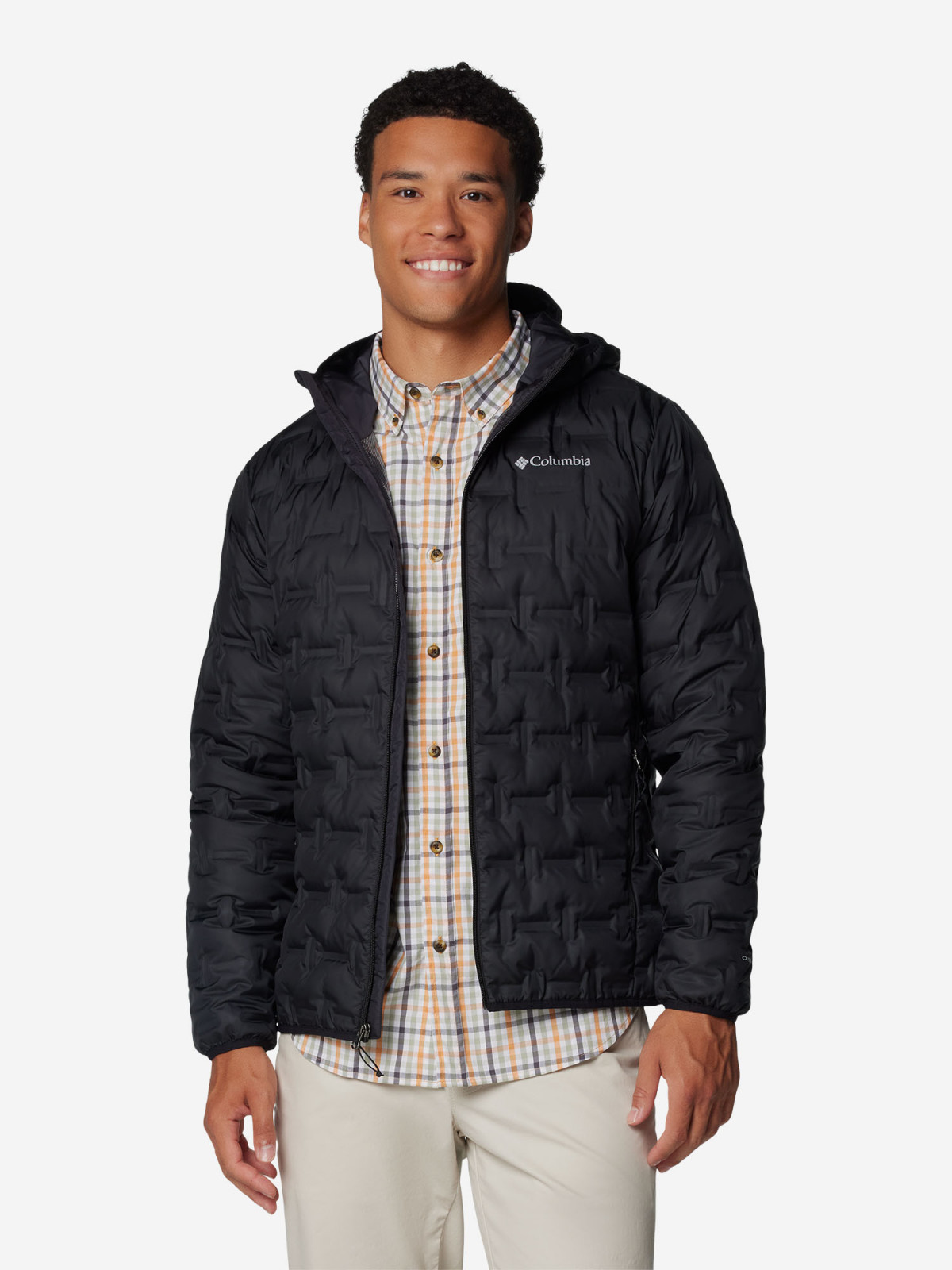 Куртка пухова Delta Ridge™ II Down Hooded Jacket 2086221CLB-010 Columbia XXL (56) Чорний 2086221CLB-010