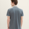 Поло POLO WITH DETAILED COLLAR 1040822-35198 Tom Tailor L Темно-сірий 1040822-35198