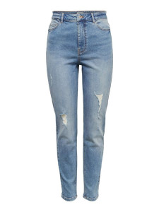 Джинси ONLCATWALK HW MOM ANKLE JEANS PIM 15220987 Medium Blue Denim ONLY 15220987MEDIUMBLUEDEN
