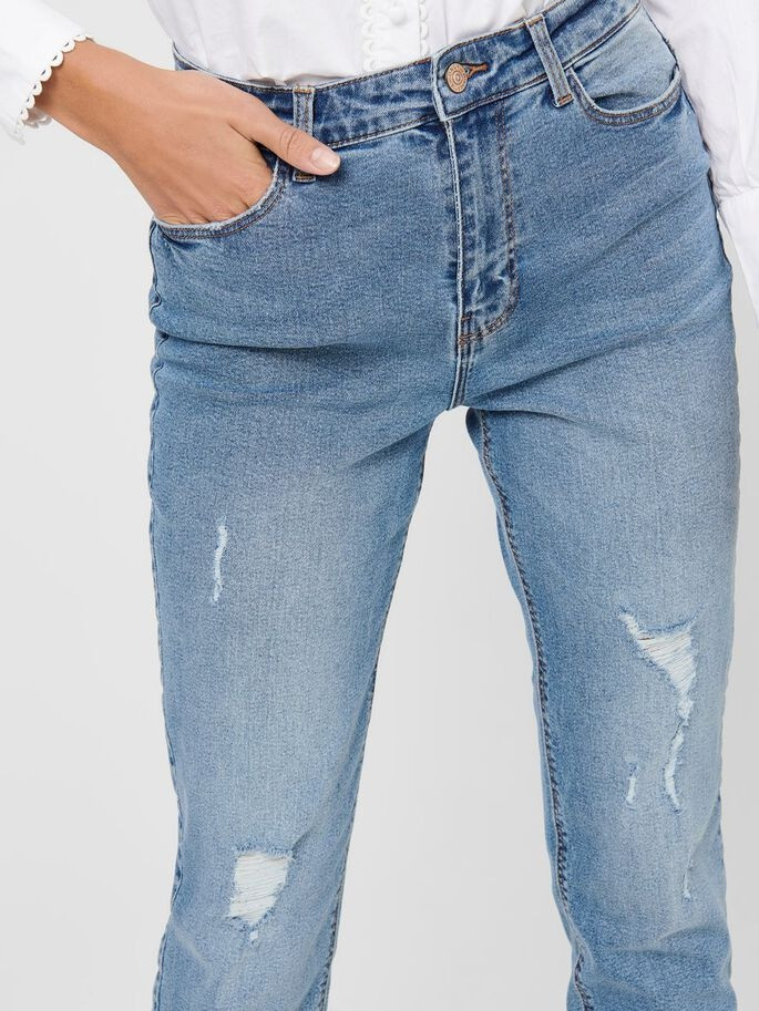 Джинси ONLCATWALK HW MOM ANKLE JEANS PIM 15220987 Medium Blue Denim ONLY L/30 Блакитний 15220987MediumBlueDen