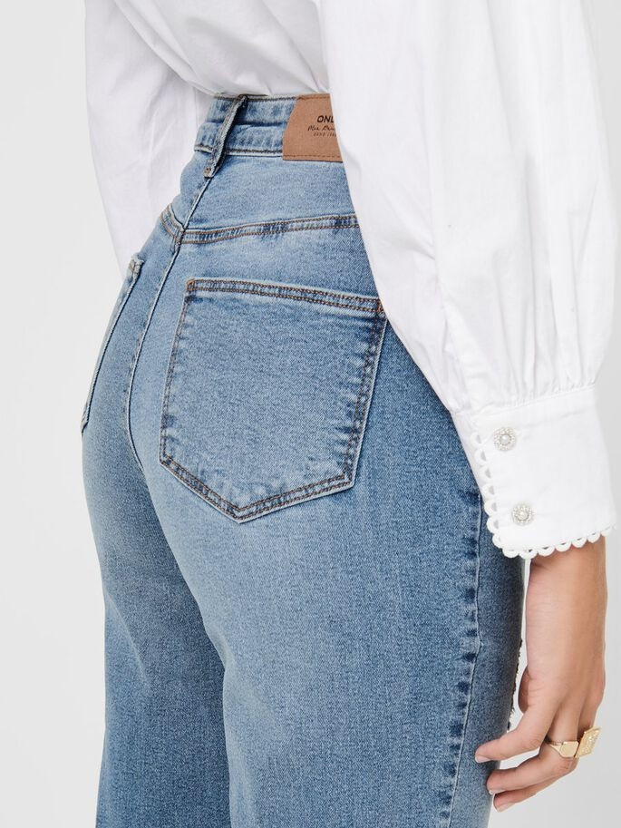 Джинси ONLCATWALK HW MOM ANKLE JEANS PIM 15220987 Medium Blue Denim ONLY L/30 Блакитний 15220987MediumBlueDen