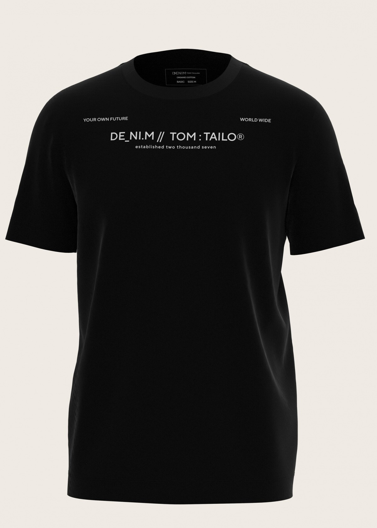 Футболка 1035581-29999 Tom Tailor M Чорний 1035581-29999