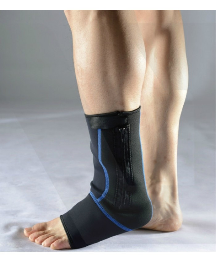 Фіксатор щиколотки ANKLE SUPPORT чорний Уні L/XL LS5782-LXL