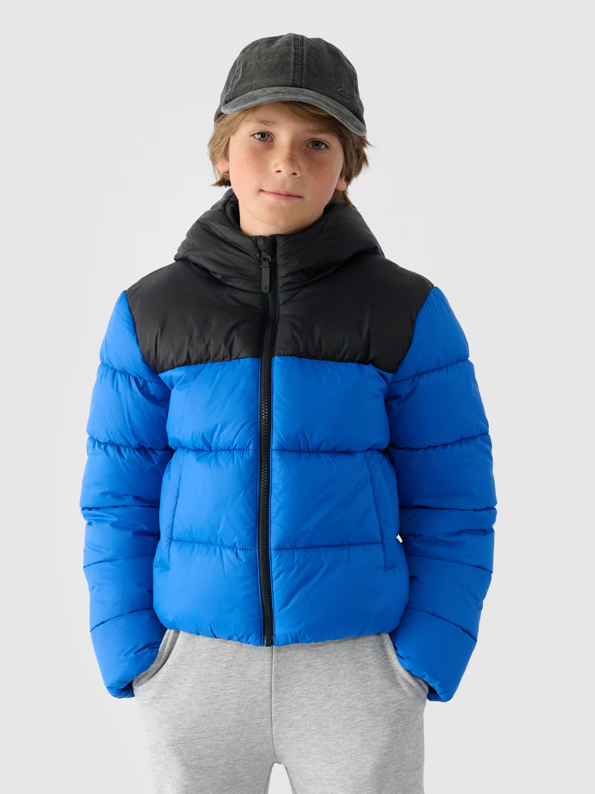 Куртка дитяча DOWN JACKET M462 4FJWAW24TDJAM462-36S 4F 122 Синій 4FJWAW24TDJAM462-36S