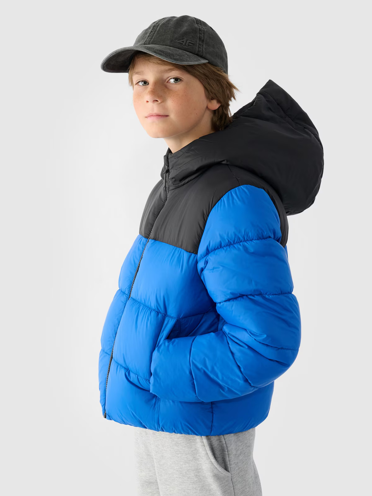 Куртка дитяча DOWN JACKET M462 4FJWAW24TDJAM462-36S 4F 122 Синій 4FJWAW24TDJAM462-36S