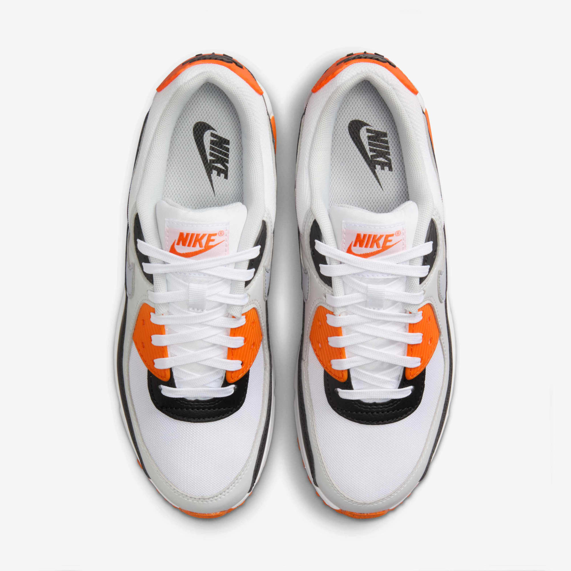 Кросівки Nike Air Max 90 "White/Black/Orange" DH8010-108