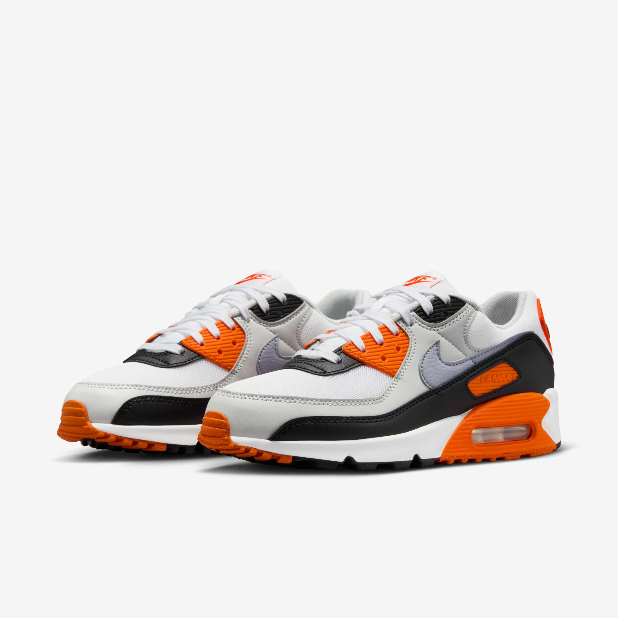 Кросівки Nike Air Max 90 "White/Black/Orange" DH8010-108