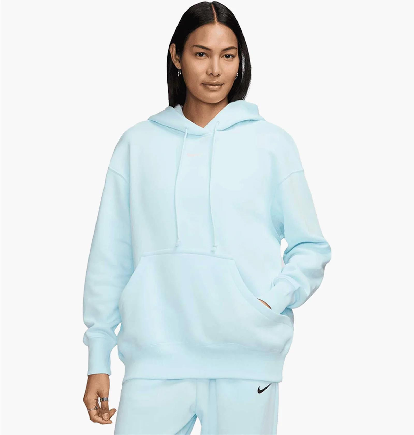 Худі жіноче Nike Sportswear Phoenix Fleece Light Blue DQ5860-474