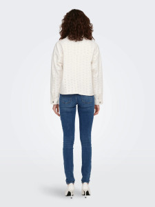Сорочка ONLUMA-TERESE L/S EMB SHIRT PNT 15291494-Cloud Dancer ONLY L Білий 15291494-CLOUD DANCER