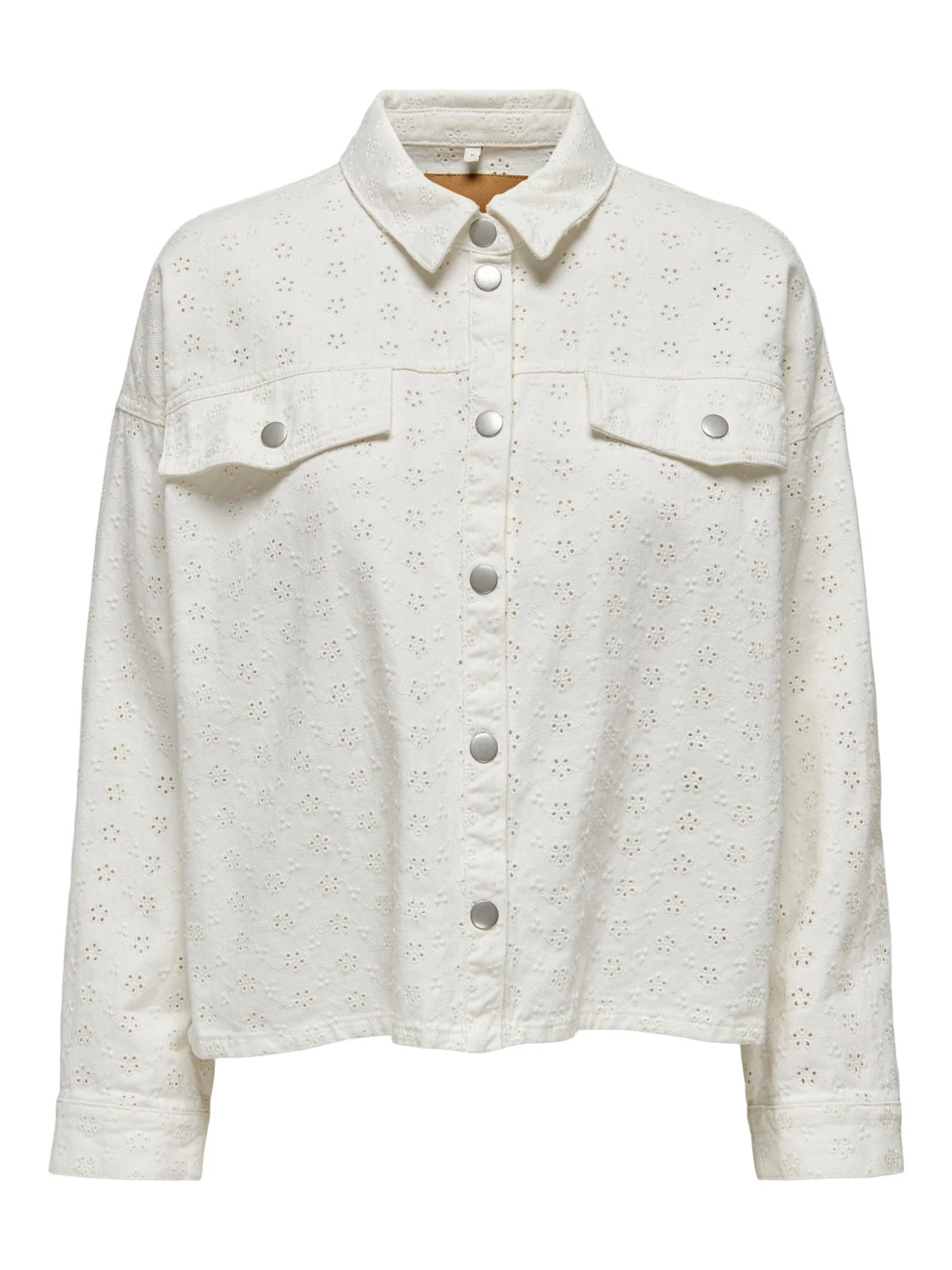 Сорочка ONLUMA-TERESE L/S EMB SHIRT PNT 15291494-Cloud Dancer ONLY L Білий 15291494-Cloud Dancer