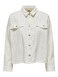 Сорочка ONLUMA-TERESE L/S EMB SHIRT PNT 15291494-Cloud Dancer ONLY L Білий 15291494-CLOUD DANCER