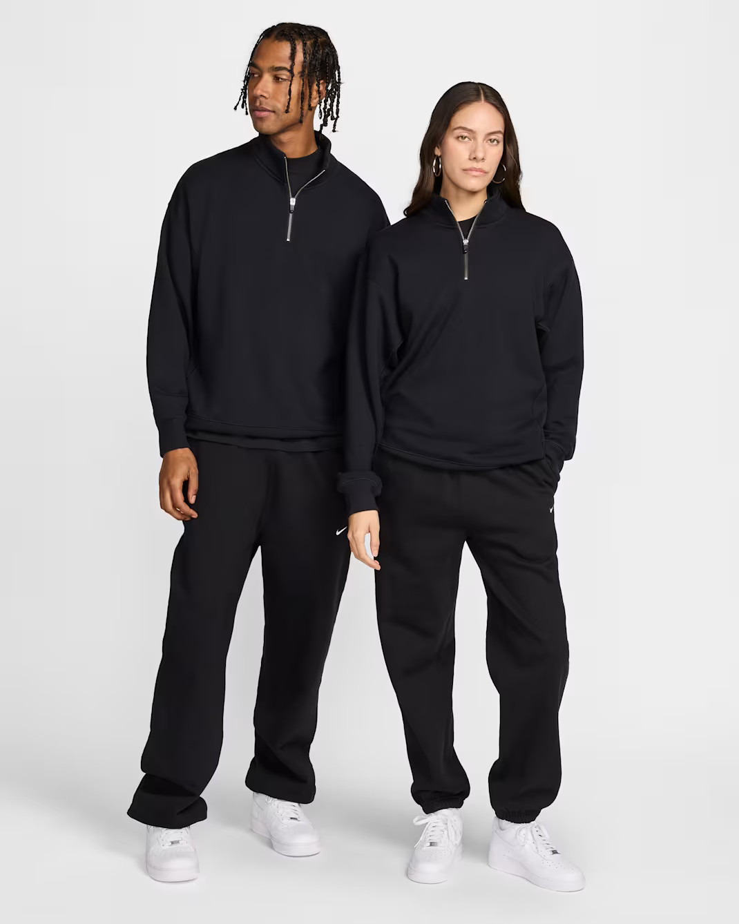 Кофта унісекс Nike Wool Classic Quarter Zip Black FV4891-010