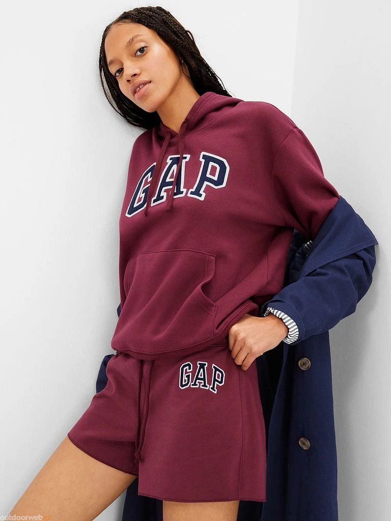 Толстовка PULLOVER LOGO HOODIE 463506-02 GAP L Бордовий 463506-02