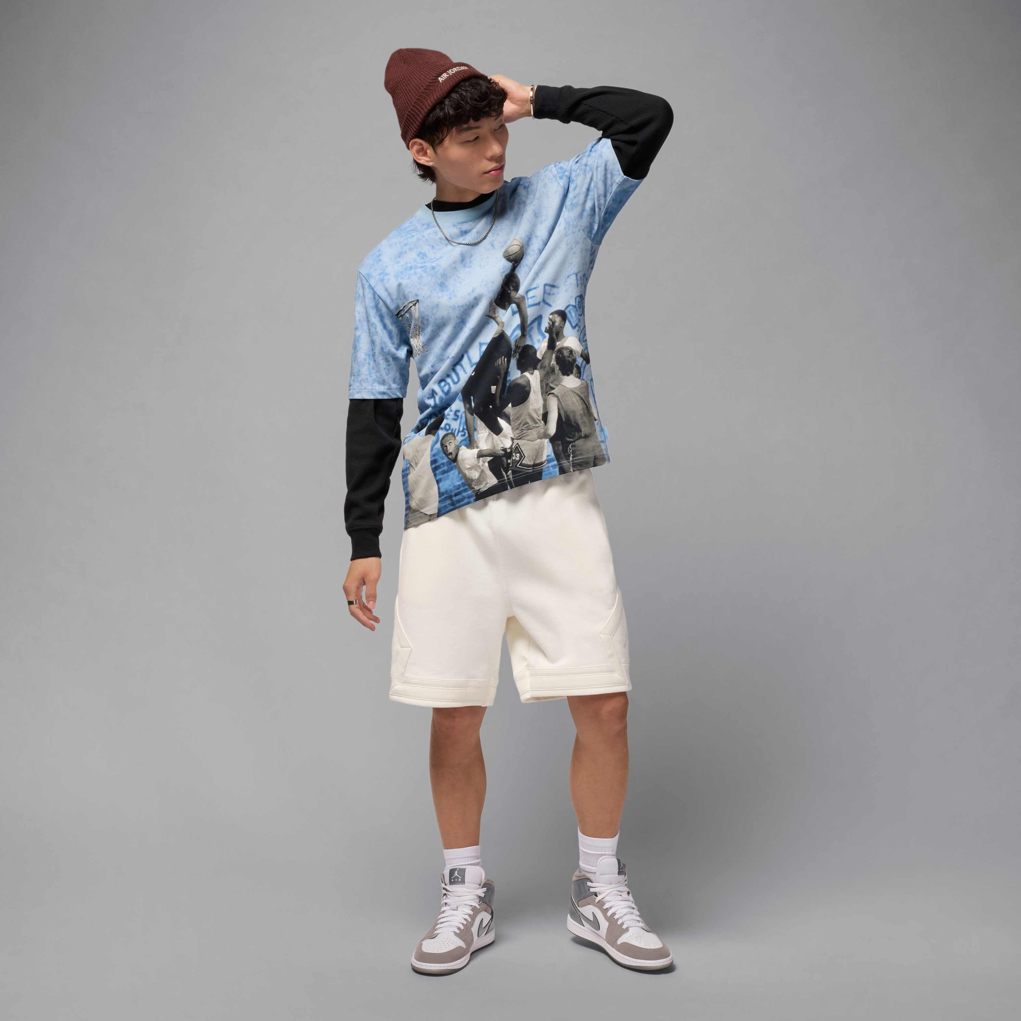 Футболка чоловіча Air Jordan 85 Gx Ss Crew Blue HJ2362-427