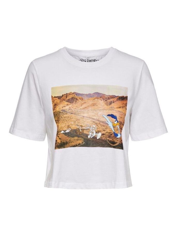 Футболка ONLLOONEY TUNES LIFE S/S TOP BOX JRS 15229462 Bright White ONLY XS Білий 15229462BrightWhite