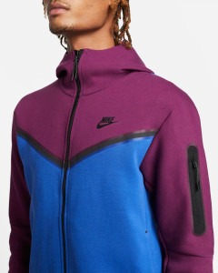 Толстовка чоловіча Nike Sportswear Tech Fleece Blue/Violet CU4489-610